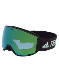 Adidas SP0039 SKI | Skibrillen Unisex | Fassung: Kunststoff Schwarz | Glasfarbe: Gr&uuml;n