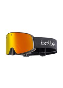 Boll&eacute; Boll&eacute; NEVADA | Maschere da sci unisex | Montatura: Plastica Nero Opaco | Colore del vetro: Arancione Monocolore