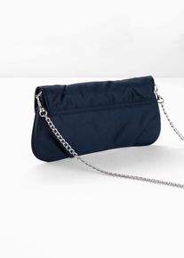 Clutch mit Strassverzierung in blau, Gr&ouml;sse 14x25 cm, bonprix