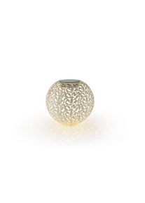 Stt, STT LED Gartenleuchte &raquo;Ball Solar Antic 30 cm Weiss&laquo;, wei&szlig;