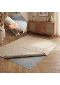 Vikosa, vikosa Teppichunterlage &raquo;Prove&laquo; Rutschfest, Anti-Slip-Matte, Teppichstop, Antirutsch, Zuschneidbar, grau, Filz, 2 mm