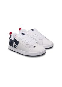 DC Shoes, Herren, DC Shoes Sneaker &raquo;Court Graffik&laquo;, wei&szlig;, navy, rot, 8(40,5), Leder-, Nubuk- oder Wildleder-Obermaterial