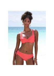 Lascana, Unisex, Lascana B&uuml;gel-Bikini-Top &raquo;Lolo&laquo; in modischer Schnittform, koralle, 38, Cup C, Modische Farben