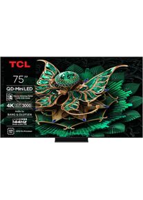 TCL, TCL QLED-Fernseher &raquo;75C7K&laquo; 191 cm/75 &prime;&prime; Smart-TV, schwarz, Google TV