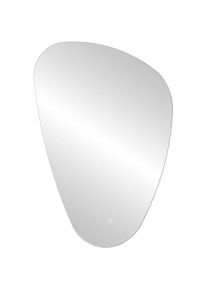 Welltime, Welltime LED-Lichtspiegel &raquo;Lorna, Breite 55 cm&laquo; organische Form, spiegel, FSC -zertifizierter Holzwerkstoff, B/H/T: 55 cm x 83 cm x 3 cm