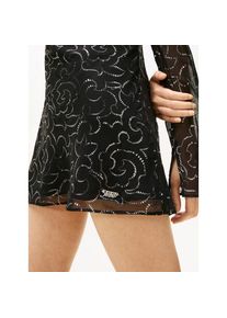 Tommy Jeans, Unisex, Minikleid &raquo;TJW METALLIC AOP MINI LS DRESS&laquo;, metallic floral aop, XS (34), N-Gr, A-Linien-Kleid von Tommy Jeans