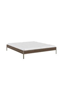 Karup Design, Bettgestell &raquo;CORE BED Bodenbett, Holzrahmen, Futonbett, Jugendbett, Holzbett&laquo; Massivholzbett mit Lattenrost, Kiefer massiv, Doppelbett 
