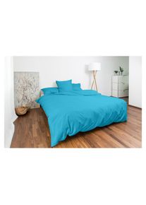 Night Fashion, Kissenbezug &raquo;Kopfkissenbezug Edi&laquo;, t&uuml;rkis, Seersucker, Obermaterial: 100% Baumwolle, 1 Stk.