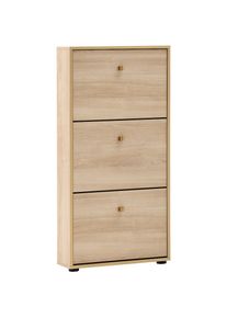 Schildmeyer, Schuhschrank &raquo;Flora, Breite 59,8 cm&laquo; 1 Stk. tlg. Made in Germany, eiche hell, FSC -zertifizierter Holzwerkstoff, B/H/T: 59,8 cm x 122 cm 