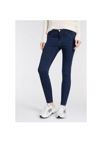 Only, Unisex, Only Skinny-fit-Jeans &raquo;ONLRINA REG WAIST SK BOX DNM&laquo; Viskosemischung, skinny fit, dunkelblau denim, XL (42), L&auml;nge 30, Jeans von Only