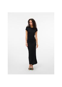 V&eacute;ro Moda Vero Moda, Unisex, Maxikleid &raquo;VMSAANVI SS O-NECK ANKLE DRESS VMA NOOS&laquo; Sommerkleid, schwarz, M, N-Gr, Kn&ouml;chellanges Kleid von Vero Moda
