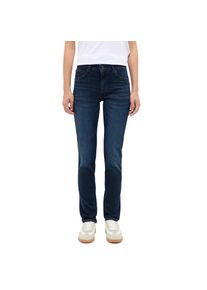 Mustang, Unisex, Mustang Slim-fit-Jeans &raquo;Unisex Style Shelby Slim&laquo;, 882 dunkelblau, 31, L&auml;nge 32, Jeans mit mittlerer Bundh&ouml;he und einem schmalen, 