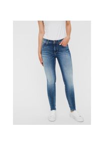 V&eacute;ro Moda Vero Moda, Unisex, Skinny-fit-Jeans &raquo;VMLUX MR SLIM&laquo;, medium blau denim, XL, L&auml;nge 32, Skinny-fit-Jeans f&uuml;r eine schlanke Silhouette und optisch 