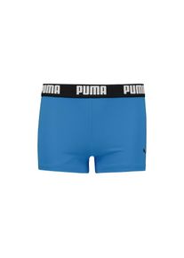 Puma, Herren, Puma Badehose &raquo;Puma SWIM BOYS LOGO TRUNKS&laquo; mit elastischem Bund, f&uuml;r Boys, Logoschriftzug, energy blau, 164, N-Gr, Jungs Badeshorts von 