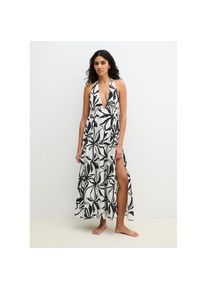 Marc O'Polo Marc O'polo, Unisex, Marc O'Polo Neckholderkleid, wei&szlig;er print, L, N-Gr