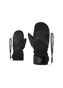 Ziener, Herren, F&auml;ustlinge &raquo;GETTERO-Z AS AW MITTEN&laquo;, schwarz, 8,5, atmungsaktive, wasser- und winddichte AQUASHIELD Membran