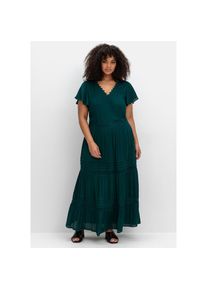 sheego by Joe Browns, Unisex, sheego by Joe Browns Maxikleid &raquo;Maxikleid&laquo;, petrol, 52, Normalgr&ouml;ssen