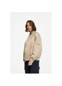 Manisa, Unisex, Manisa Blouson ohne Kapuze mit &uuml;berschnittenen Schultern, beige, 48, Blouson von Manisa