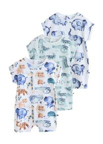 next, Gar&ccedil;ons Barboteuse / body, bleu marine / aqua / bleu clair / blanc