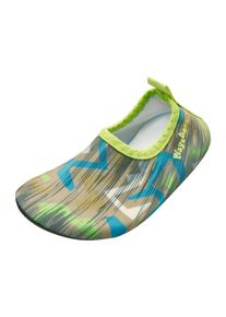 Playshoes Badeschuh Jungen Gr&ouml;&szlig;e 20/21 himmelblau / zitrone / oliv / schwarz