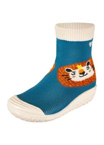 Playshoes Wasserschuh Jungen Gr&ouml;&szlig;e 18/19 braun / petrol / schwarz / wei&szlig;