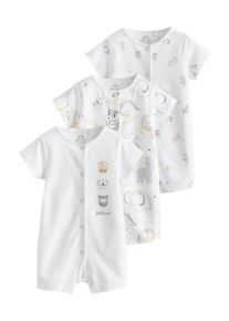 next, Gar&ccedil;ons Barboteuse / body, jaune clair / gris clair / blanc