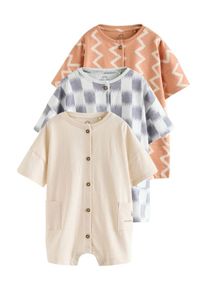 next, Gar&ccedil;ons Barboteuse / body, sable / moka / gris clair / blanc