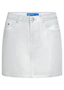 KARL LAGERFELD JEANS Rock Damen Gr&ouml;&szlig;e 34 silber