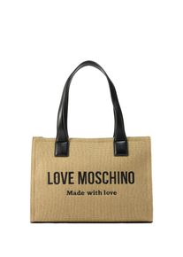 Love Moschino Shopper Damen Gr&ouml;&szlig;e One Size dunkelbeige / schwarz