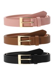 ABOUT YOU G&uuml;rtel 'Berfin' Damen Gr&ouml;&szlig;e 90 braun / gold / pink / schwarz