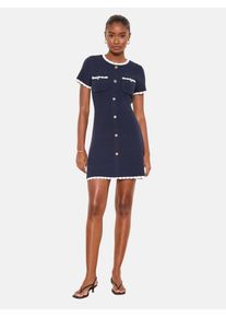 Lipsy Strickkleid Damen Gr&ouml;&szlig;e M navy / wei&szlig;