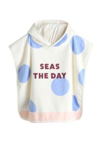 next Bademantel Jungen Gr&ouml;&szlig;e 116 elfenbein / azur / puder