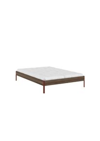 Karup Design, Bettgestell &raquo;CORE BED Bodenbett, Holzrahmen, Futonbett, Jugendbett, Holzbett&laquo; Massivholzbett mit Lattenrost, Kiefer massiv, Doppelbett 