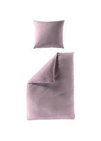 Bierbaum, Bierbaum Bettw&auml;sche &raquo;Elegant uni&laquo; 2 Stk. Mako-Satin, 100 % Baumwolle, Uni, pflegeleicht, flieder, Mako-Satin, Obermaterial: 100% Baumwolle, 
