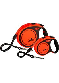 Flexi, Flexi Hundeleine &raquo;XTREME&laquo;, orange, schwarz