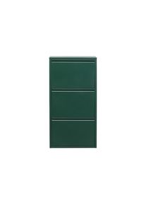 KARE Design, Schuhschrank &raquo;Caruso 3-er, 50 x 103 cm&laquo;, gr&uuml;n, Stahl, B/H/T: 50 cm x 103 cm x 15 cm