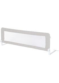 Roba, Roba Bettschutzgitter &raquo;Klipp-Klapp, 150 cm, grau&laquo;, grau, B/H/T: 150cm x 51cm x 40cm, Bettschutzgitter