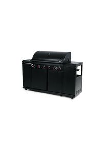 Landmann, Landmann Gasgrill &raquo;Cool Black 6,1&laquo; Gasgrill mit 6 Hauptbrennern, schwarz, B/H/T: 168 cm x 57 cm