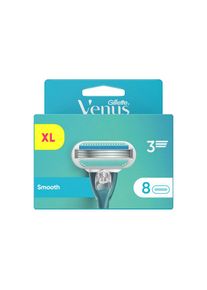 Gillette Venus, Rasierklingen &raquo;Venus Smooth 8 St&uuml;ck&laquo;, grau, Kompakter Schwenkkopf