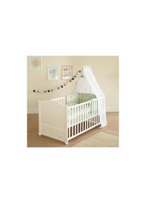 Ackerman Babybett &raquo;Woodland Buddies 70 x 140 cm&laquo;, wei&szlig;