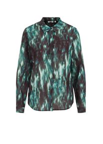 WE Fashion Bluse Damen Gr&ouml;&szlig;e M aqua / schwarz