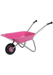 Rolly Toys, Rolly Toys Schubkarre &raquo;rollyMetallschubkarre, silber/pink&laquo; f&uuml;r Kinder; Made in Europe, pink, silber, Kunststoff, Metall
