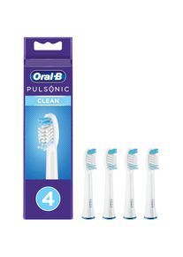 Oral-B, Aufsteckb&uuml;rsten &raquo;Pulsonic Clean&laquo;, wei&szlig;, Lieferumfang: 2 Oral-B Pulsonic Clean Aufsteckb&uuml;rsten