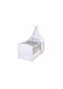 Roba, Roba Babybett &raquo;Komplett-Set Little Stars 70x140 cm&laquo;, grau, Polyester