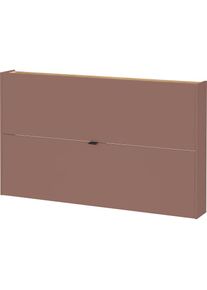 Germania, Germania Schuhschrank &raquo;Ameca&laquo; 1 Stk. tlg. Schuhschrank mit zwei Klappen, toffee, navarra, eiche, nachbildung, Holzwerkstoff, B/H/T: 140 cm x