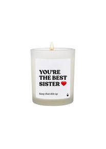 Ackerman Duftkerze &raquo;ChattyCandles You're the best sister 6,7 x 8 cm&laquo;, bunt