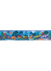 HAPE, Puzzle &raquo;Dinosaurier&laquo; leuchtet im Dunkeln, bunt, Papier, Pappe