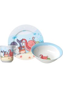 Ritzenhoff & Breker Ritzenhoff & Breker, Kindergeschirr-Set &raquo;Unterwasserwelt&laquo; im dekorativen Geschenkkarton, bunt, Porzellan, 3 Stk.