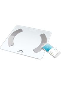 2THETA Eta, eta K&ouml;rper-Analyse-Waage &raquo;ETA Vital Fitness&laquo; Smart-K&ouml;rperwaage mit App und 18 Analysewerten, 180 kg Tragkraft, wei&szlig;, Einheitsgr&ouml;&szlig;e, K&ouml;rper-