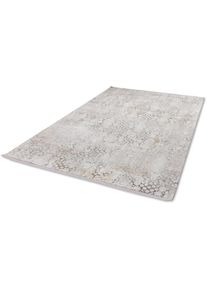 Astra, Astra Teppich &raquo;Gravina 231&laquo; rechteckig 8 mm H&ouml;he seidiger Schimmer durch Viskose, Hoch Tief Struktur, Wohnzimmer, beige, Kunstfaser, Viskose, 8